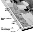 thumbnail image 4 of Americanflat 5x7 Picture Frame with Shatter-Resistant Glass Metal Bamboo Style Molding Elegant Frames - Silver, 4 of 9