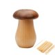 thumbnail image 1 of Palillero Agirlvct de madera con forma de hongo, 6 cm x 6 cm x 9 cm, 1 of 7