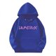 thumbnail image 3 of Moonsky Sudadera con capucha y cordón HUNTRX, estampado de grupo de chicas coreanas, jersey corto, suave y cómodo, top de manga larga para primavera y otoño. Morado 160, 3 of 4