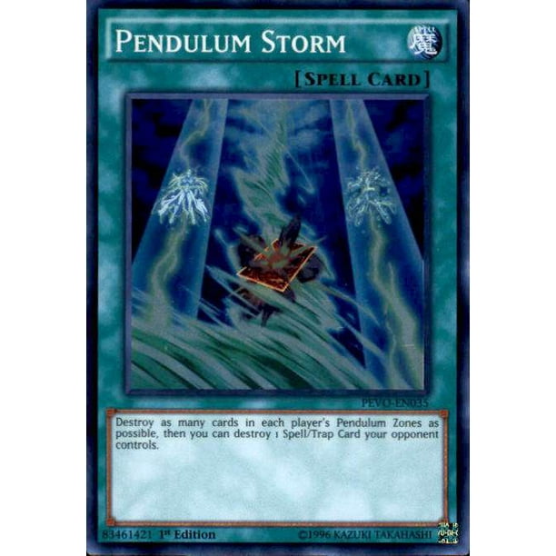 YuGiOh Pendulum Evolution Super Rare Pendulum Storm PEVOEN035
