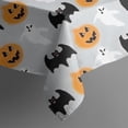 thumbnail image 5 of Halloween Pumpkin Ghost Bat Pattern Square Tablecloth,Waterproof Square Table Cover,Wipeable Spillproof Washable Table Cover for Home Kitchen Party Decor 42"X42"(107x107cm), 5 of 6