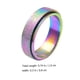 thumbnail image 4 of EeaseMX 3 anillos de acero inoxidable de colores, anillos giratorios para los dedos, anillos para hombre y mujer., 4 of 7