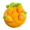 thumbnail image 3 of Juguete para perros de granja de zanahorias con forma de escondite, juguete de peluche para entrenar de los cachorros S, 3 of 8