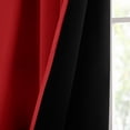 thumbnail image 4 of Deconovo Total Blackout Curtains for Living Room, Thermal Insulated, 2 Panels, 52"x63", True Red, 4 of 9
