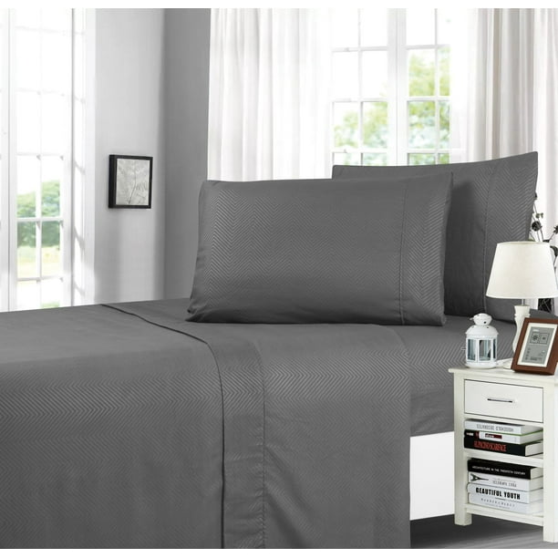 Simple Elegance by Ben&Jonah Full Size Chevron Embossed 4 Piece Sheet