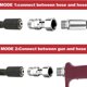 thumbnail image 2 of High Pressure Washer Adapter Quick Release Connector 360 Degree Rotatable Adapter 3/8inch Car Washer Outlet Adapter, 2 of 4