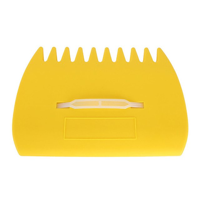 Agiferg Garden Rakes Leaf Hand Rake Grass Leaves Rubbish Collector Handheld. A bright yellow handheld plastic leaf grabber rake with a wide, toothed edge and a built-in handle for easy grip. Designed for collecting garden debris such as leaves, grass clippings, and rubbish. Lightweight, durable, and easy to use, measuring 33 cm in length and 25 cm in width. Sold as a set of two.