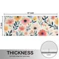 thumbnail image 5 of Kitchen Rugs Sets Of 2,Pioneer Flower Floral Print Pattern Anti Fatigue Kitchen Mat Rugs Non Slip Washable,Decorative Kitchen Floor Mats for Kitchen,Sink,Laundry,17"X47", 5 of 5