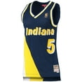 thumbnail image 2 of Women's Mitchell & Ness Jalen Rose Navy Indiana Pacers 1996/97 Hardwood Classics Swingman Jersey, 2 of 3