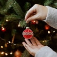thumbnail image 4 of Adornos de bolas de Navidad 8cm | Decoraciones de plástico para árboles de formas especiales • Multicolor, azul, rojo, azul oscuro • Colgantes navideños colgantes duraderos para el hogar y, 4 of 6
