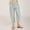 Gray, variant on Aloohaidyvio Women Pants ,Women Casual Solid Drawstring Elastic Waist Wide Leg Pants Cropped Trousers