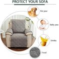thumbnail image 4 of 100% Waterproof Recliner Chair Cover, Non Slip Recliner Covers for Recliner Chair with Pocket, Washable Furniture Protector for Kids, Pets, 4 of 13