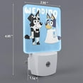 thumbnail image 2 of Saiise Bluey Print LED Night Light for Bathroom,Hallway,Bedroom,Kids Room,Stairway-UK, 2 of 7