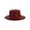 Red, variant on Top Headwear Rhinestone Panama Bling Hat - Women's Studded Wide Brim Fedora Fuchia