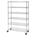 thumbnail image 1 of Seville Classics 6 Tier NSF Steel Wire Shelving Rack, 1 of 2