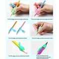 thumbnail image 4 of 1 Box Pencil Grip Silicone Writing Aid Grip Posture Correction Tool for Kids, 4 of 5