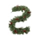 thumbnail image 1 of Coronas para la Decoración de Navidad 8.86Ft Aguja de Pino de Florecimiento Corona de Navidad de Arándano Cortina Decorativa de la Puerta de la Guirnalda Decoración Del Hogar Colgante Corona de la Pue, 1 of 8