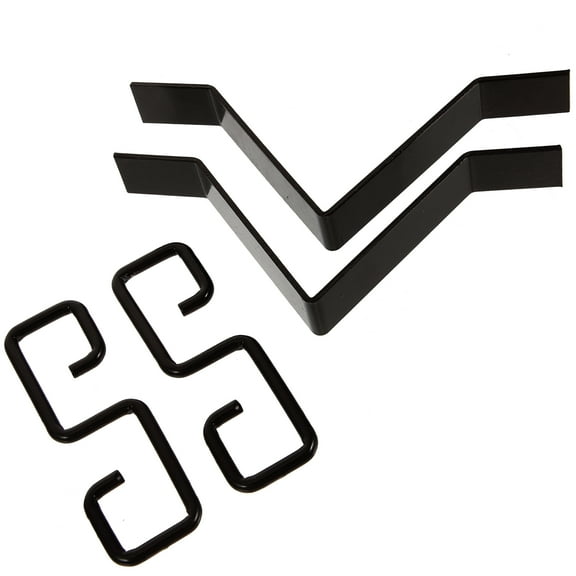 Beaupretty Iron Rain Chain Hook Dark Brown for Balcony Use with Decorative Drainer