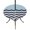 Navy blue blue, variant on Round Outdoor Tablecloth with Umbrella Hole and Zipper, Black Chevron Tablecloth with Elastic Waterproof, Geometric Navy Blue White Sea Wavy Striped Patio Table Covers for 31" - 35" Pool Tables