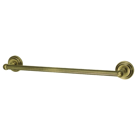 Kingston Brass BA2712AB Milano 18-Inch Single Towel Bar in Antique Brass