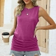 thumbnail image 6 of Tmtolofot Cotton Sleeveless Tank For Women Crew-Neck Classic Fit Tees Womens Breathable Casual Summer Tops Women's Basic Tank Tops Sexy Cute Cami For Womens, 6 of 8