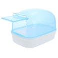 thumbnail image 1 of Shisuyan Plastic Hamster Bath Box Blue 2Pcs 4.7X3.5X3.5In, 1 of 8