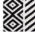 thumbnail image 5 of Modway Ailani Geometric Chevron / Diamond 8x10 Area Rug in Black and White, 5 of 7