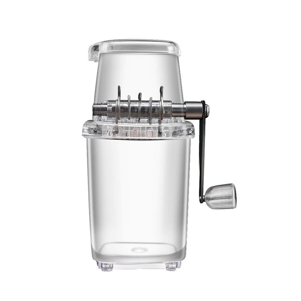 Onever Portable Hand Crank Manual Ice Crusher Shaver Kids Shredding Snow Cone Maker Machine Kitchen Tool Walmart Com Walmart Com