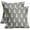 Grey Christmas, variant on Gnomes Christmas Pillow Covers 18x18,Xmas Pillows Decorative Throw Pillow Cases,Buffalo Check Cushion Covers for Winter Holiday Home Couch(51)