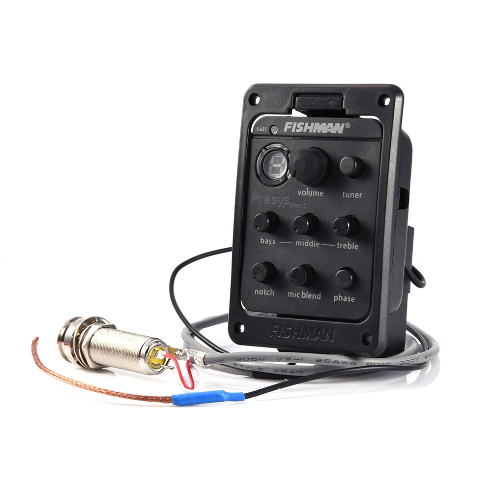 Fishman EQ 301 Acoustic Guitar Pickup Preamp EQ Tuner Piezo Mic Presys Blend Walmart Canada