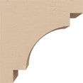 thumbnail image 3 of 2"W x 4"D x 4"H Classic Mediterranean Rough Cedar Woodgrain TimberThane Corbel, Primed Tan, 3 of 6