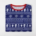 thumbnail image 4 of Matching Family Pajamas Sets Christmas PJ's Snowflake Print Top and Pants Bottom Sleepwear, 4 of 10