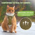 thumbnail image 3 of 1 arnés táctico para gatos para caminar, chaleco antiescape ajustable para gatos grandes, perros pequeños, chaleco transpirable para gatos fácil de controlar con asa JAMW Sencillez, 3 of 4