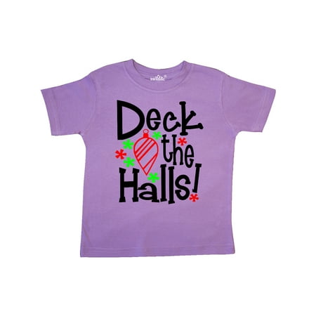 

Inktastic Deck the Halls Christmas Ornament Gift Toddler Boy or Toddler Girl T-Shirt