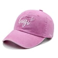 thumbnail image 2 of Waldeal Gigi Hat for Women, Embroidered Adjustable Washed Vintage Grandma Baseball Cap, Gift for Gigi Nana, 2 of 6