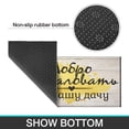thumbnail image 7 of Black Text Sunflower Flowers Kitchen Rugs and Mats Sets Of 2,Kitchen Decoration Rugs,Rubber Backing Non-Slip Floor Mat for Sink Washable Waterproof Laundry Room Runner Rugs, 7 of 7