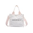 thumbnail image 1 of Bolso Mano Lona para Mujer Hombro Con Letras A La Informal, 1 of 9