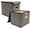 Grey, variant on Fabric Storage Bins with Lids for Shelves, 2 Pack Cube Storage Baskets for Living Room, Closet Organizers for Shelves, Foldable, for Clothes, Toys Green