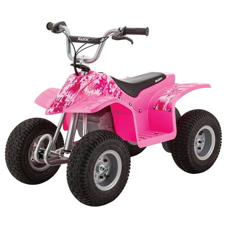 Razor Dirt Quad - 24V Powered Ride-on, 12" Knobby Tires, up to 8 mph, Electric 4-Wheeler for Kids 8+