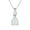 Opal, variant on Womens Bridal CZ Halo Solitaire White Opal Teardrop Pendant & Earrings Jewelry Set