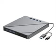thumbnail image 1 of Unidad Externa de CD/DVD Blu-Ray 7 en 1 para Portátil, con Ranuras USB 3.0, Reproductor, Grabador y Lector de CD/DVD Portátil., 1 of 5