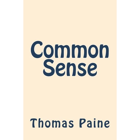 Common Sense, (Paperback)