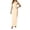 Beige, variant on HNMKIU Elegant Dresses for Women Long Evening Satin Backless Strapless Gown for Party Wedding Prom Night Out Formal Occasions Maxi Dress Army Green,L