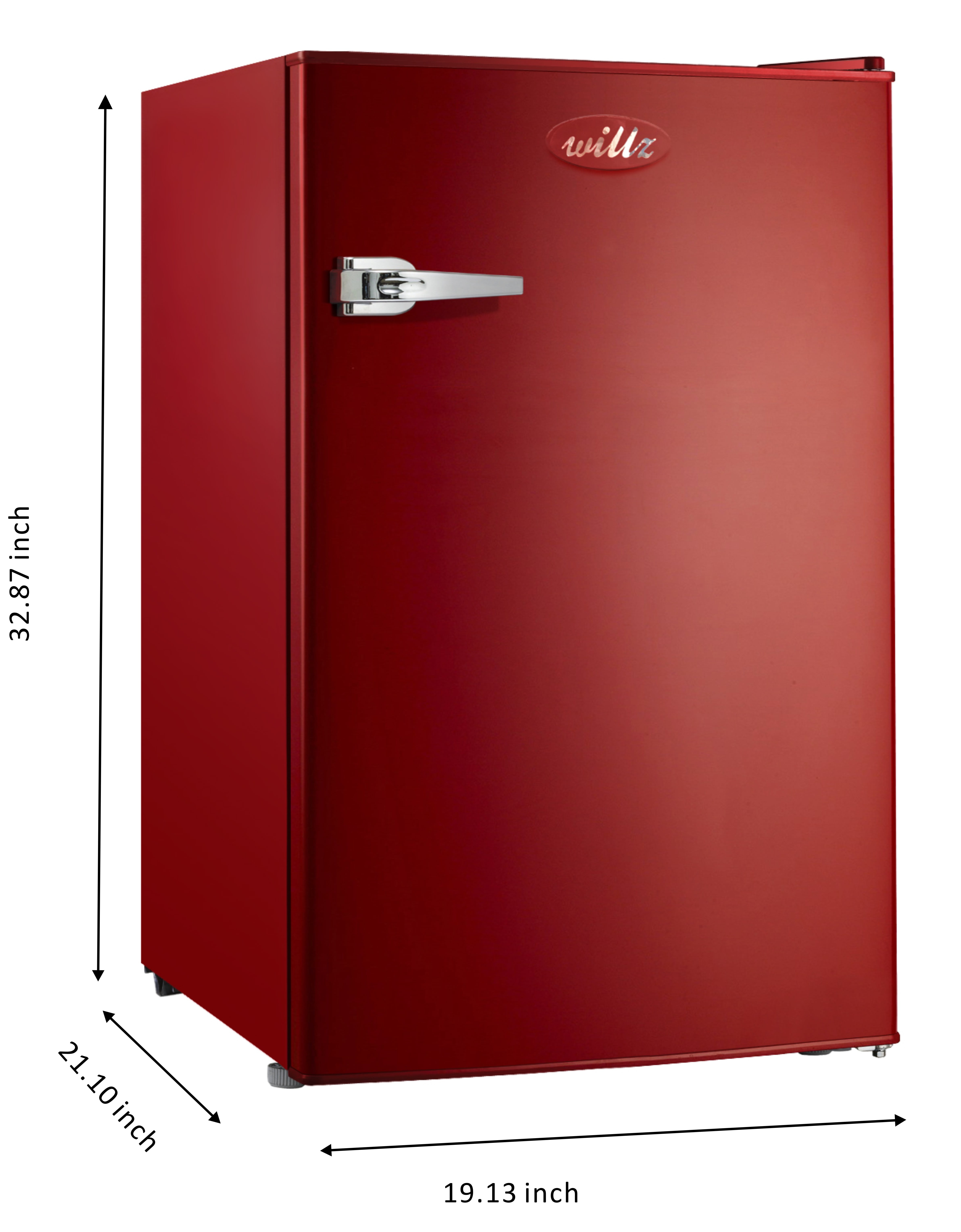 willz mini fridge temperature control