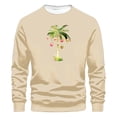 thumbnail image 1 of Sudaderas sin capucha para hombre, estilo casual, a la moda, con cuello redondo, estampado, de manga larga, blusas de manga larga y cuello redondo, blusas de poliéster para hombre, 1 of 4