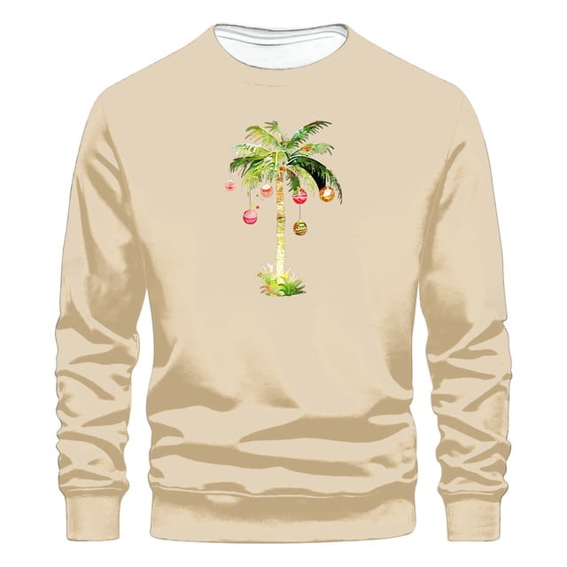 Sudaderas sin capucha para hombre, estilo casual, a la moda, con cuello redondo, estampado, de manga larga, blusas de manga larga y cuello redondo, blusas de poliéster para hombre