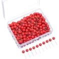 thumbnail image 1 of Map Tacks Push Pins Small Size 300 Packs (Red, 1/5 Inch), 1 of 7