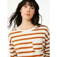 thumbnail image 6 of Free Assembly Women's Pocket Boy Tee with Long Sleeves, 6 of 6
