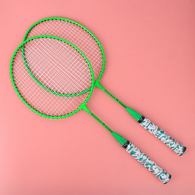 JUEGO DE RAQUTAS DE BÁDMINTON PARA 2 JUGADORES, JUEGO DE VOLANTES DE RAQUES