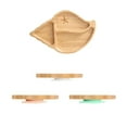thumbnail image 3 of Baking Trays & Trays Conch Cute Cartoon Children's Compartments Plate Baby Eating Suction Cup Drop and Wood Plate Baby Complementary Food Tableware, 3 of 6